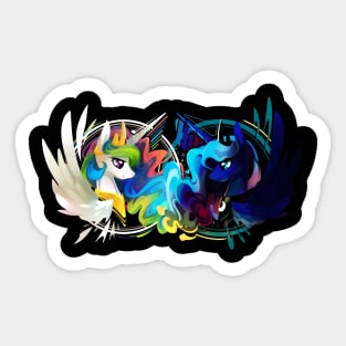 Celestia & Luna Sticker